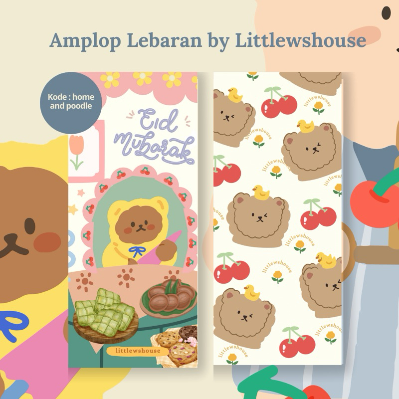 

Amplop lebaran 2025 Littlewshouse (ISI 5pcs) Kode 13