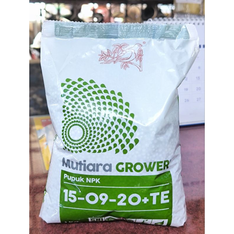 Pupuk Mutiara Grower meroke kemasan 1kg