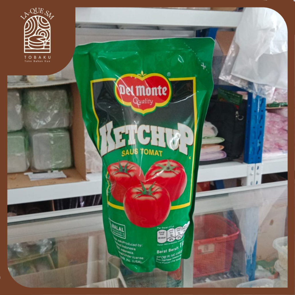 

Tobaku LA-QUE SM | Saus Tomat Del Monte Ketchup Kemasan 1 Kg / Tomato Sauce Del Monte