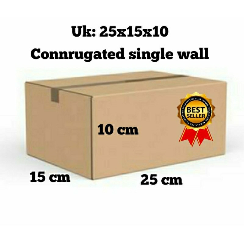 

kardus box packing paket 25x15x10 tebal Dan kuat