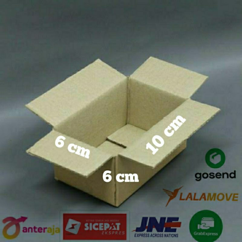 

KARDUS BOX PACKING PAKET UKURAN 10X6X6