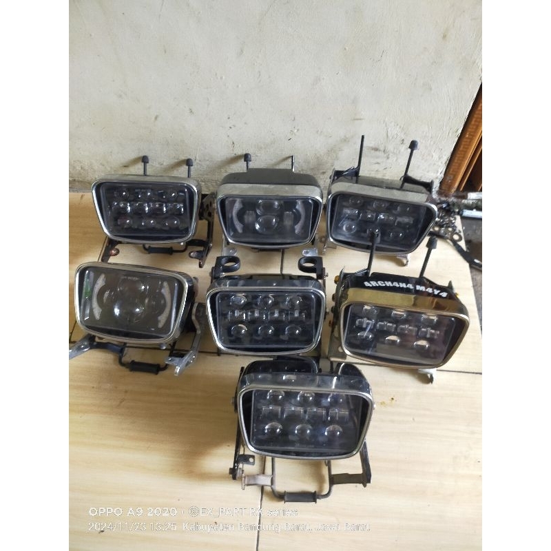 lampu depan set breket RX king oval daymaker