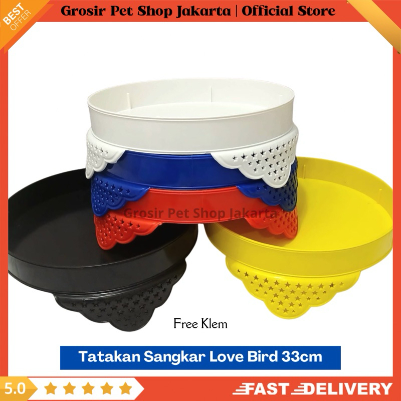 Super Tebal Tatakan Sangkar Love Bird Tebok Kandang LB Sangkar Burung Kandang Burung Alas Tatakan Te