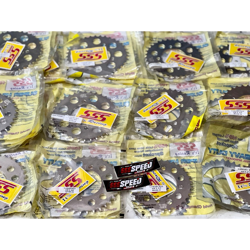 gear gir ger belakang SSS 428  415 H uk 32 33 34 35 36 37 38 tromol yamaha rx king fiz jupiter z mx 