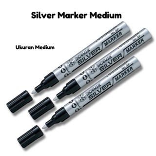 

Silver Marker Medium Snowman