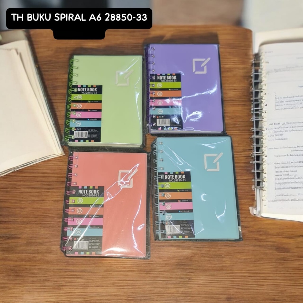 BUKU SPIRAL A6/NOTEBOOK
