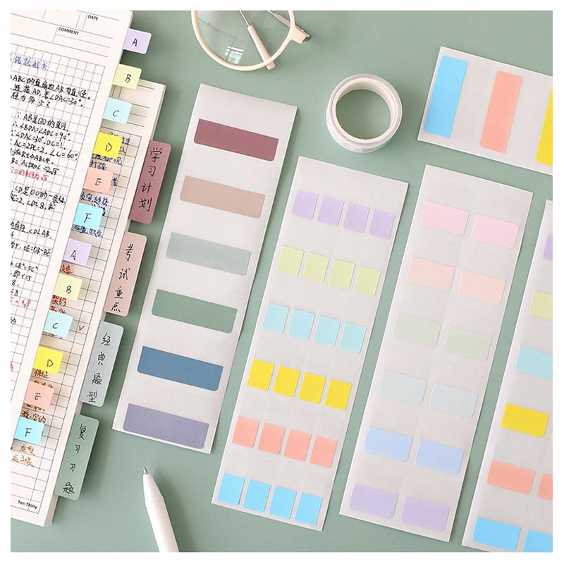 

Index Tab / Penanda / Pembatas Halaman Kertas Buku Aesthetic Sticky Notes #t013