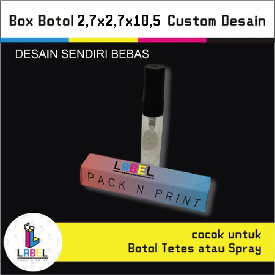 

Dus kemasan / Box Uk. 2.7 x 2.7 x 10.5 (cm) CUSTOM FULLPRINT