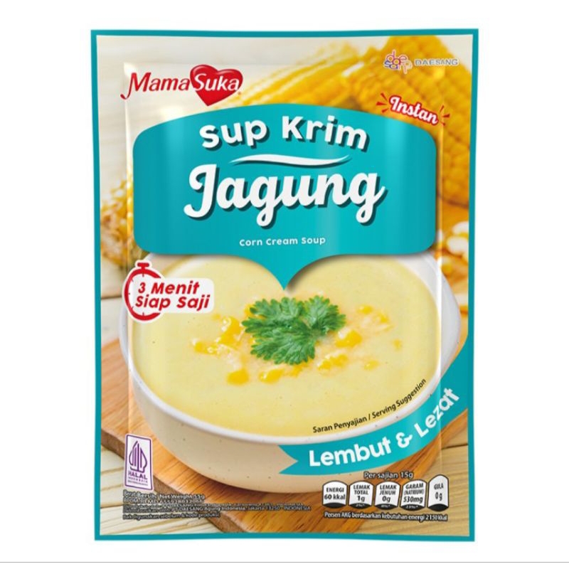 

MamaSuka Sup Krim Instan Jagung 55 g