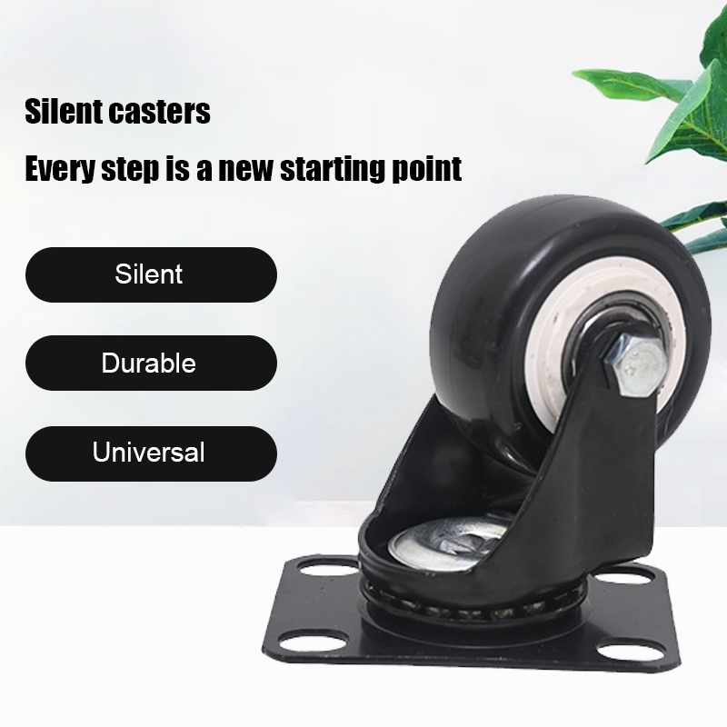 Roda 2 inch PU Mati/ kastor caster Troli Troly 2" etalase