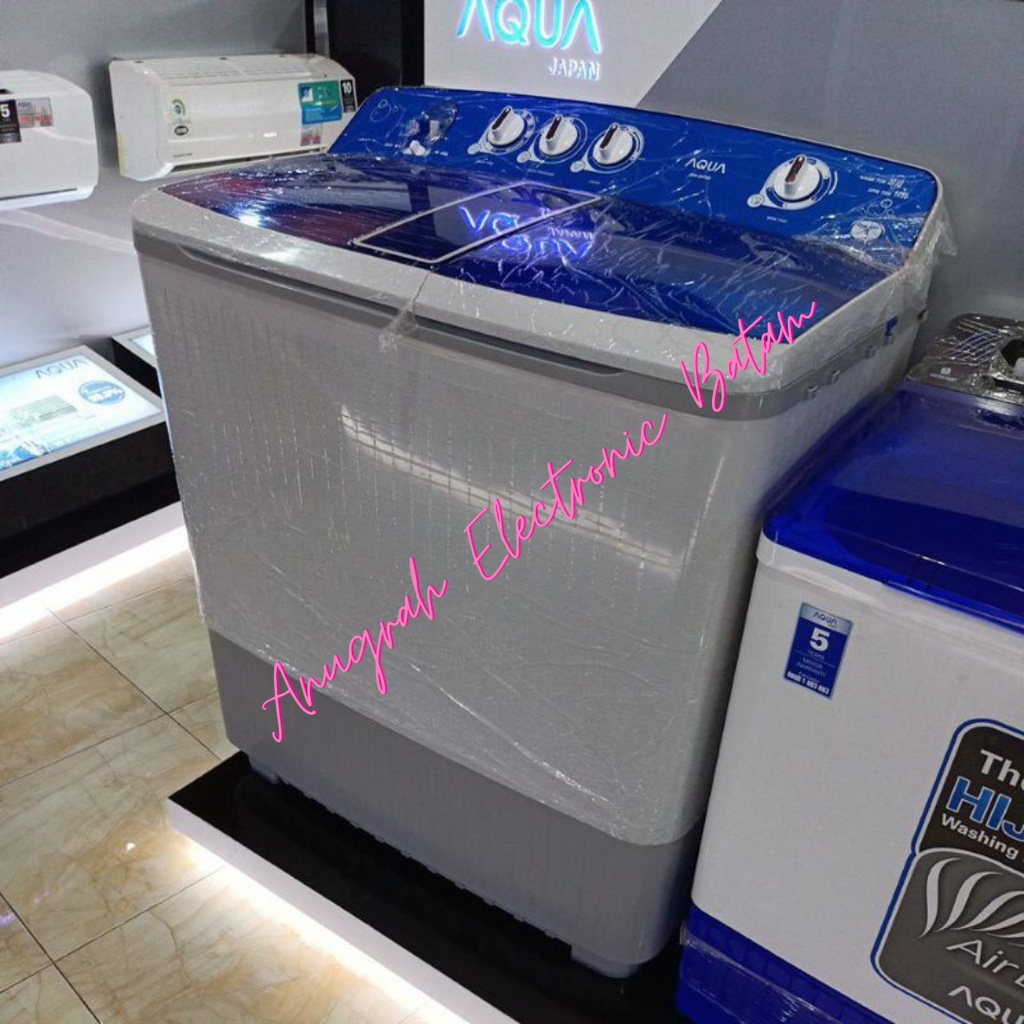 MESIN CUCI AQUA 20 KG QW 2070D 2 TABUNG batam