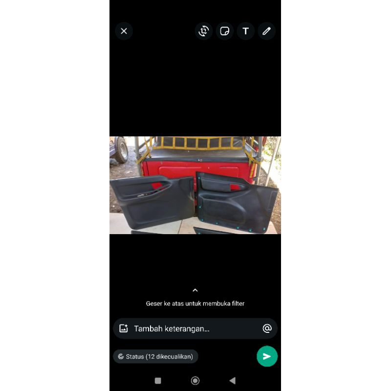 DOORTRIM DAPAN KIRI KANAN VITARA ESCUDO KANCING