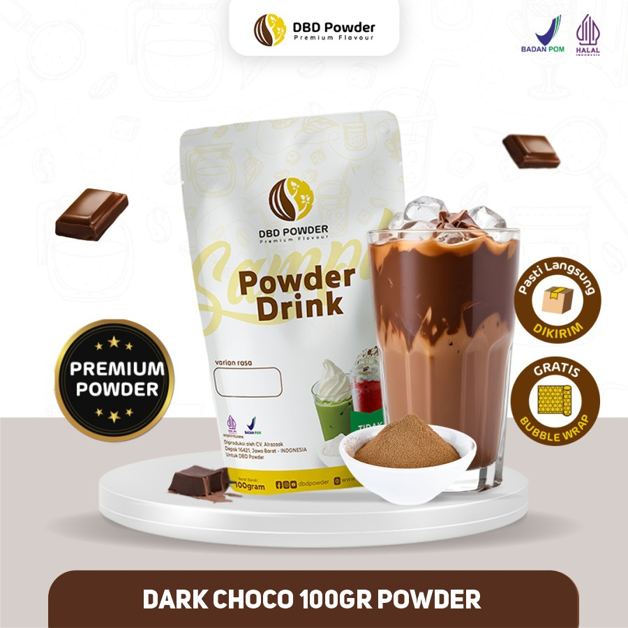 

Sample Bubuk Minuman Dark Choco 100 Gram - Sample Powder Dark Choco 100 Gram