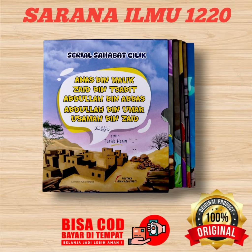 PUSTAKA IMAM SYAFII | PAKET BUKU ANAK 5 BUKU | SERIAL SAHABAT CILIK RASULULLAH | FULL COLOR