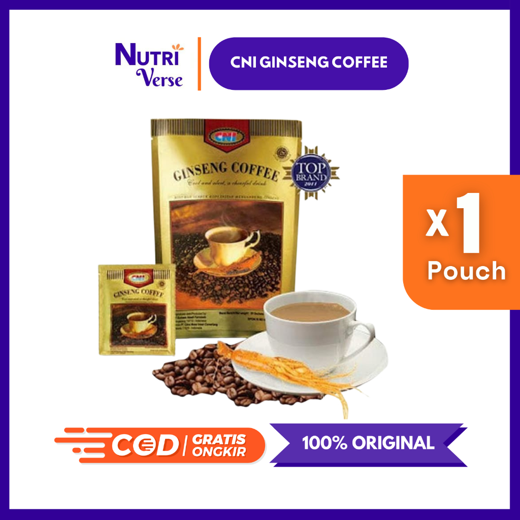 

CNI Ginseng Coffee Isi 20 Sachet | Kopi Ginseng Pertama di Indonesia
