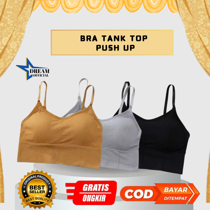 Promo Murah Bra Tank Top Push Up Bra Wanita Bra Tank Top