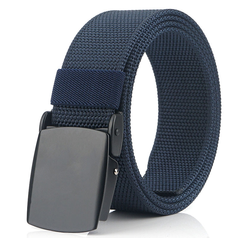 MLKU CO Ikat Pinggang Pria Canvas Sabuk Casual Nylon Premium Ikat Pinggang Prio Nylon Canvas Premium