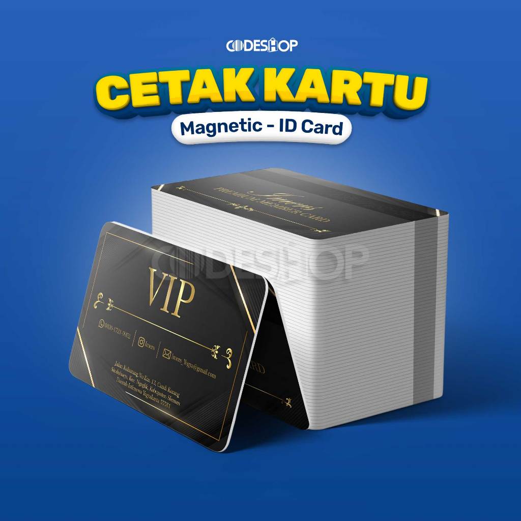 

Jual Cetak Custom Kartu Magnetic-Preprinted - Custom Print Card Minimal Pemesanan 50