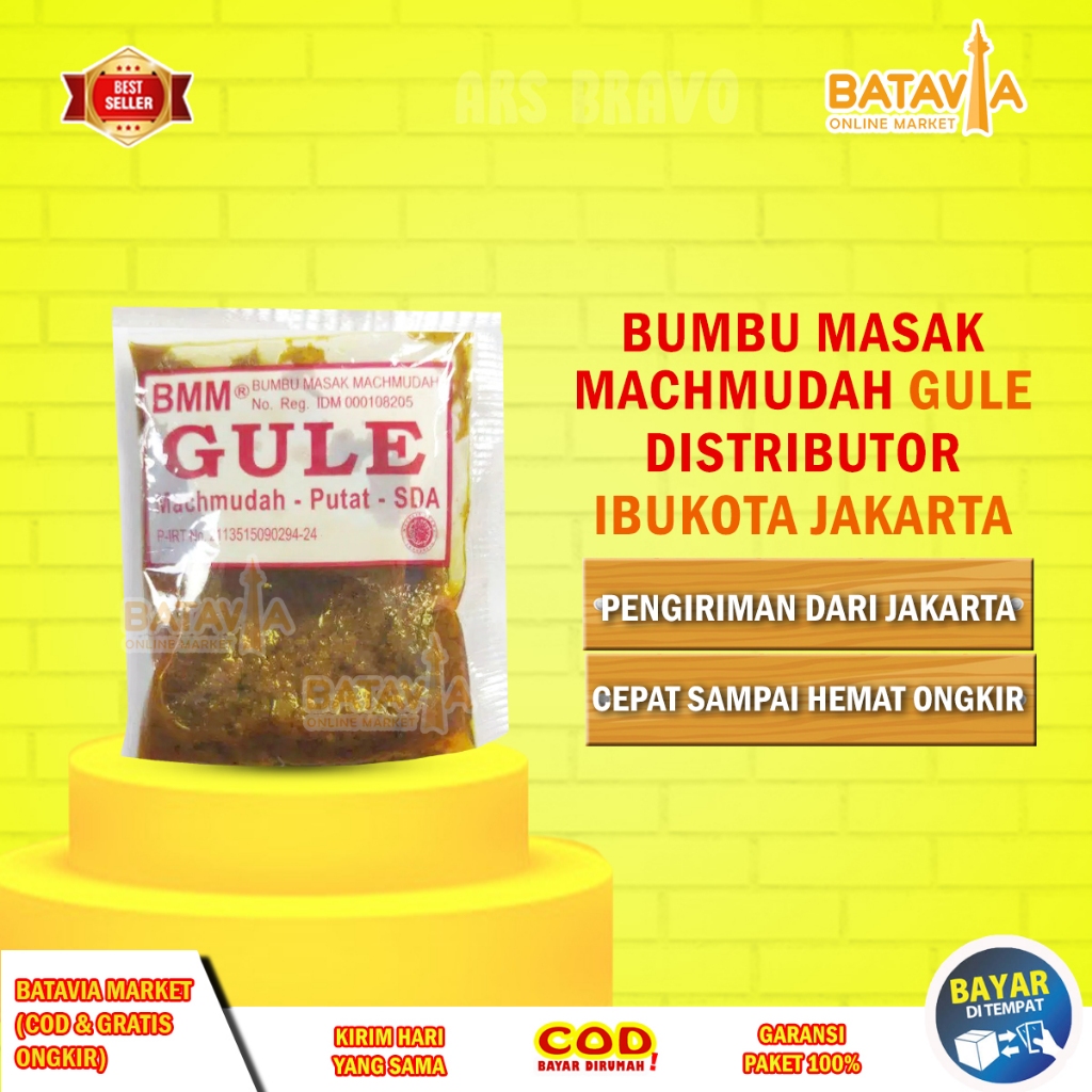 

BMM bumbu masak machmudah 50gr Instant - GULE