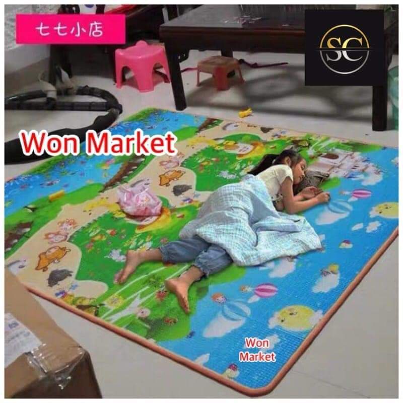 Karpet Tikar Foam Busa Tebal | Matras Lantai Spons