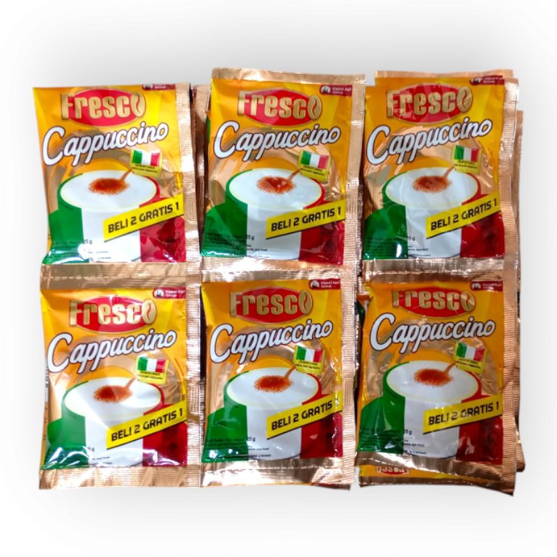 

Fresco Cappucino 1 renteng 10+5 sachet