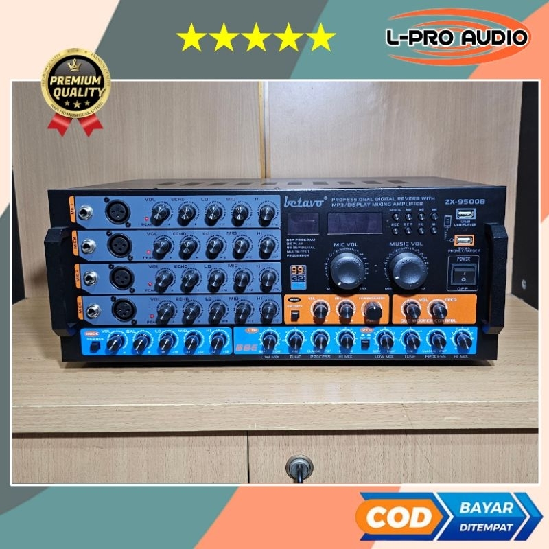 Amplifier mixer BETAVO ZX-9500B ORIGINAL power mixer karaoke bluetooth ZX9500b