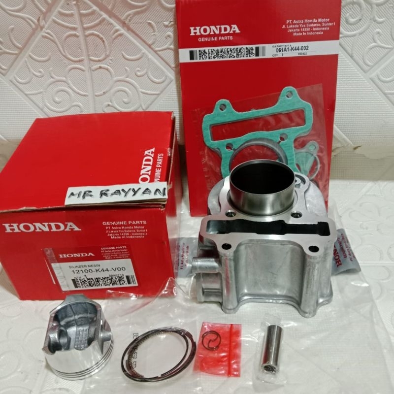 Blok Seher Komplit Piston + Topset Beat Pop Beat Fi Esp Scoopy Fi Esp K44 Stater Halus 2015-2019