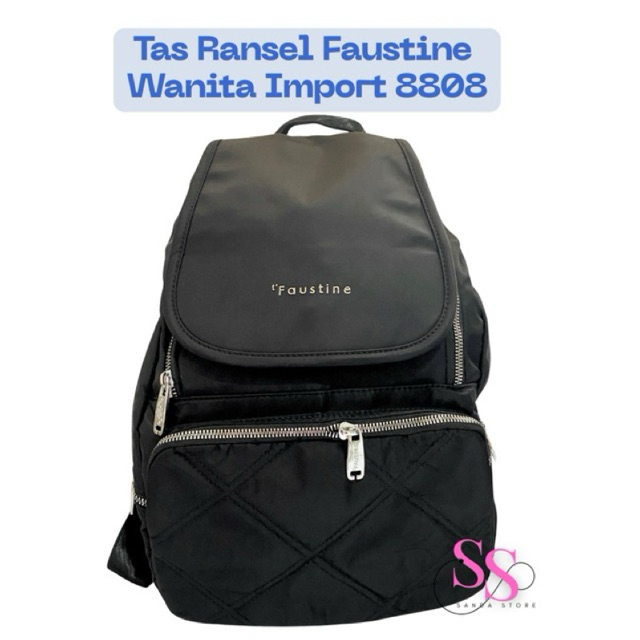TAS RANSEL WANITA IMPORT FAUSTINE 8808
