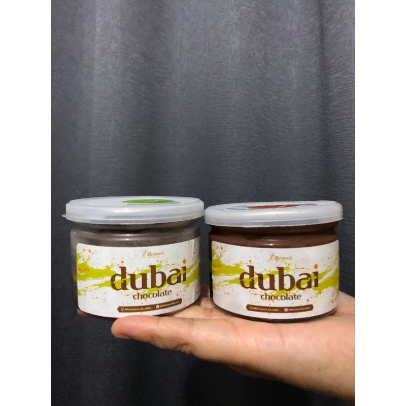 

[READY] COKLAT DUBAI BITTERSWEET BY NAJLA (Milk Pistachio + Nutella Pistachio)