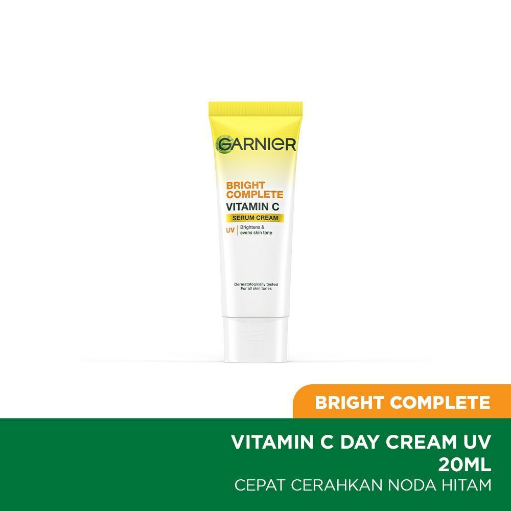 GARNIER BRIGHT COMPLETE DAY CREAM UV 20ml (kuning)