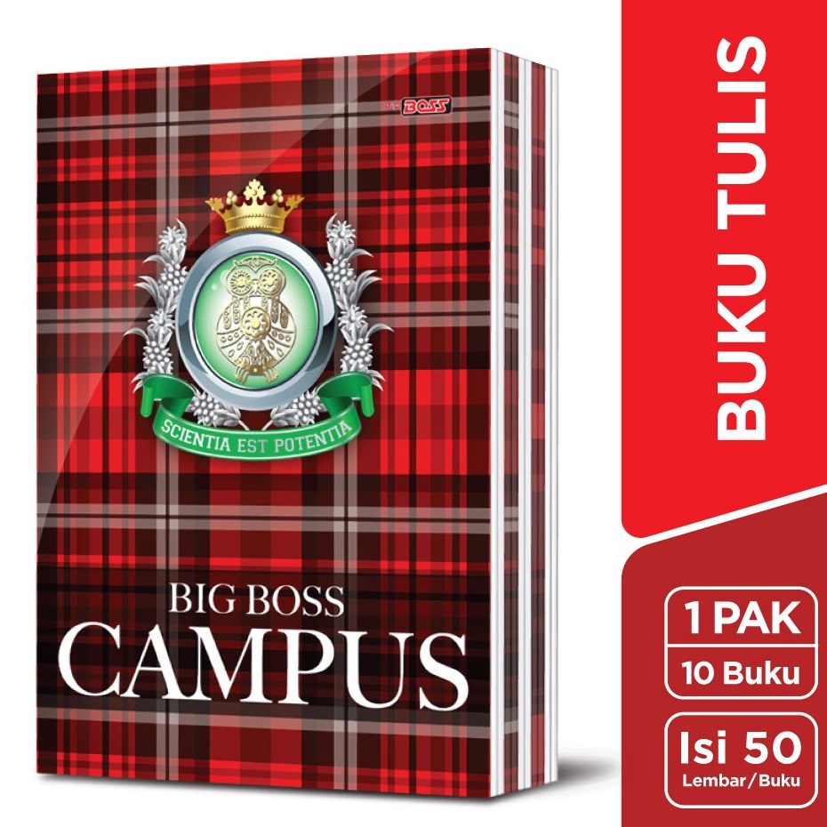 

Bayar Di Tempat Buku Tulis Big Bos Isi 36 dan 5 Lembar 1 pack 1 Buku V33