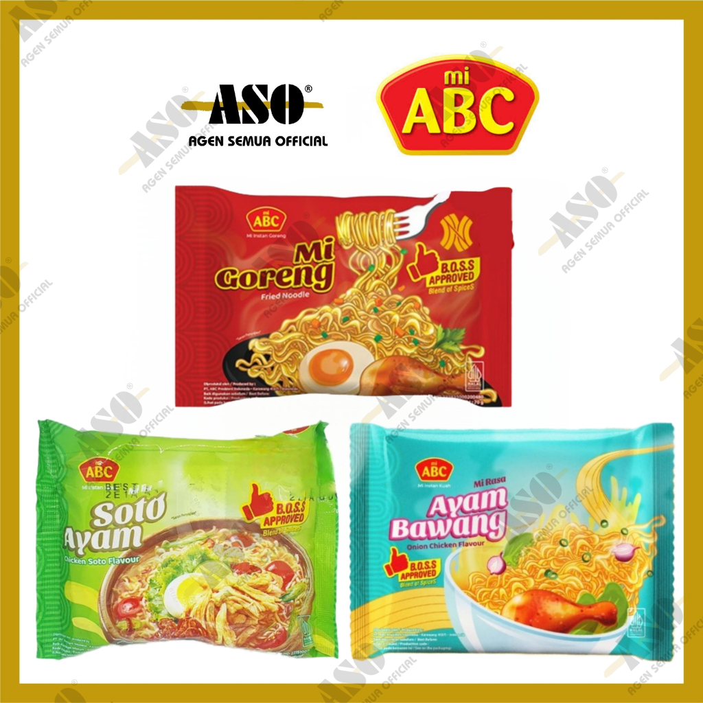 

Mie Mi ABC GORENG SOTO AYAM BAWANG 70gr ( kemasan Baru ) PROMO !!!