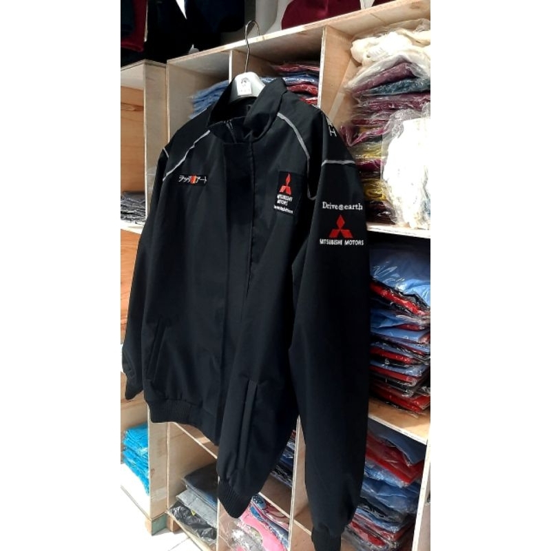 Jaket Mitsubishi Ralliart kanji racing