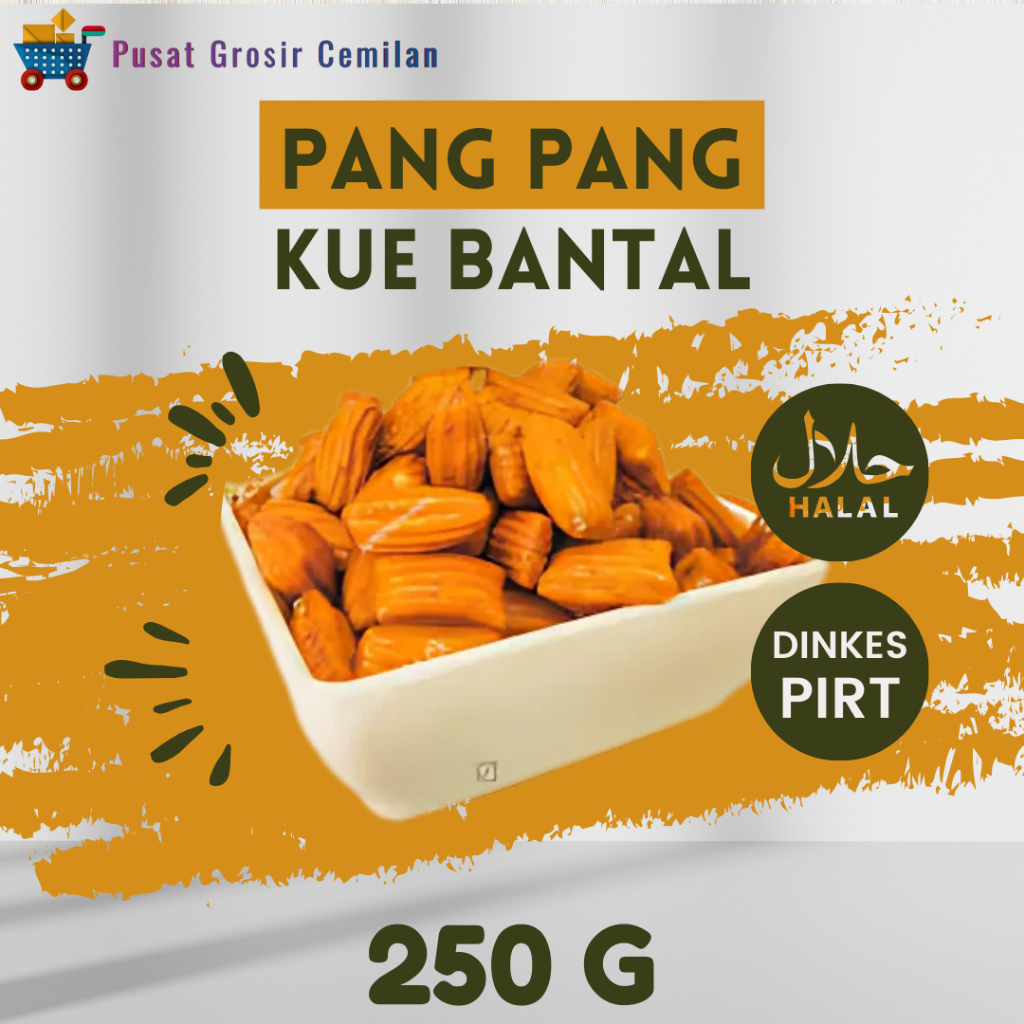 

Pang Pang Kemasan 250 g Kue Bantal Tradisional 250g Pang Pang Gurih Manis