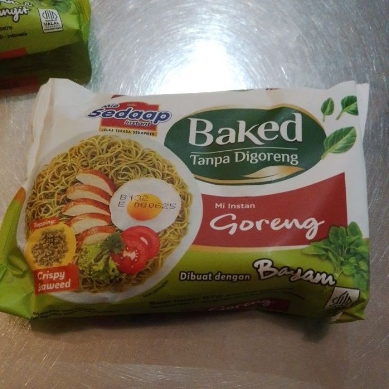 

mie sedap baked goreng