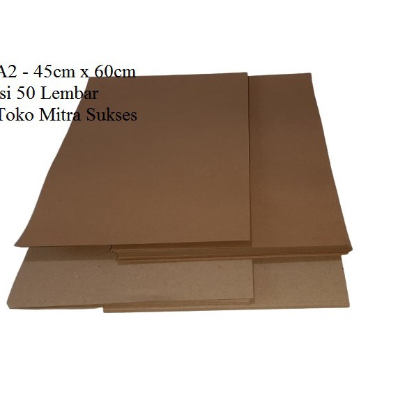 

f6 Diskon 5 Lembar Kertas Samson Kraft 125gram A2 45cm x 6cm N87