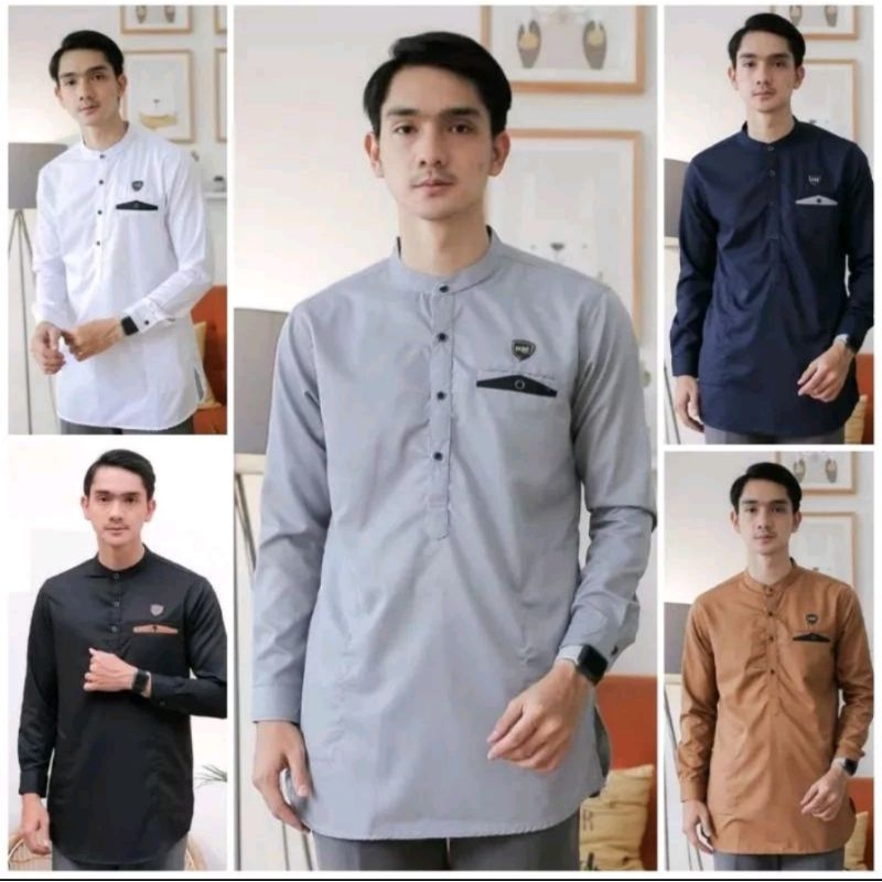 Baju Koko Katun Lengan Panjang Koko Kurta Dewasa / KOKO KURTA PAKISTAN LENGAN PANJANG