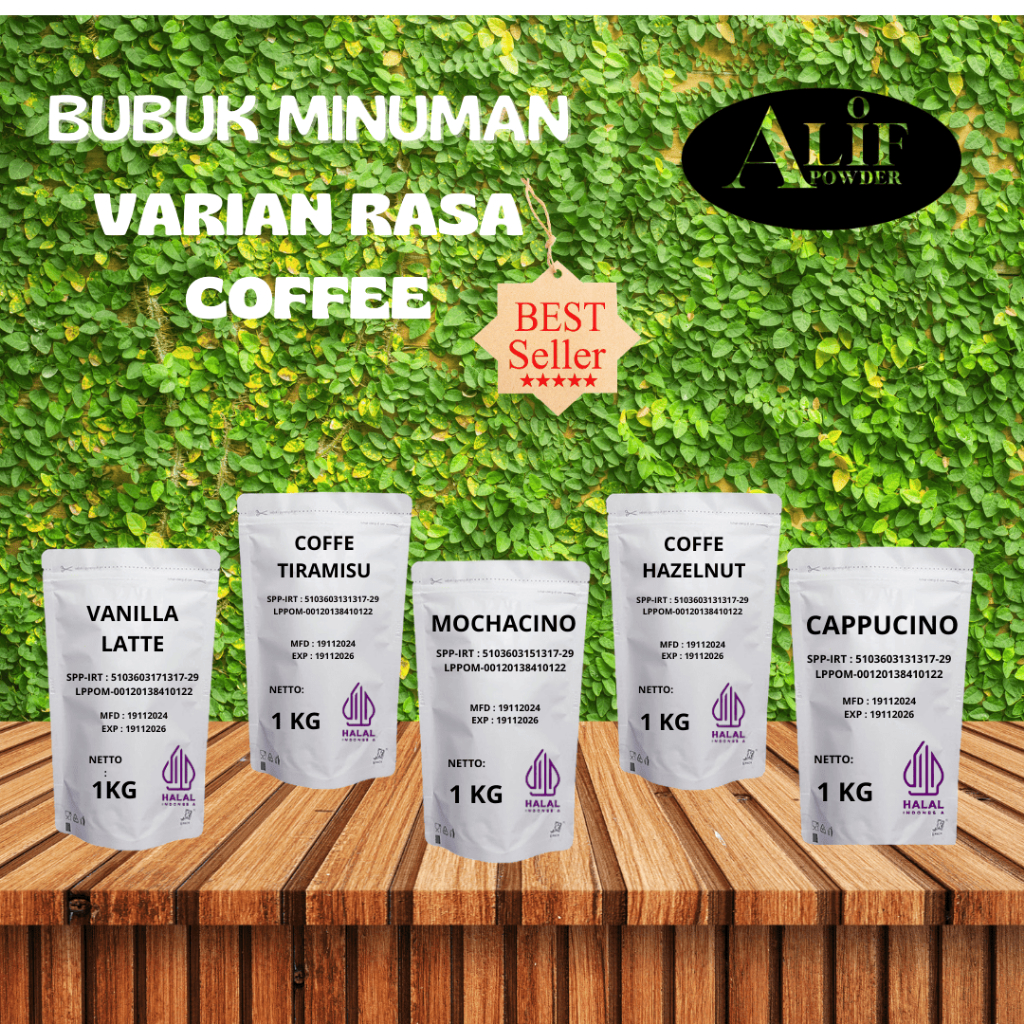 

Bubuk Minuman Aneka CAPPUCINO 1KG/ Serbuk minuman aneka Rasa / Minuman Instan / Drink Powder