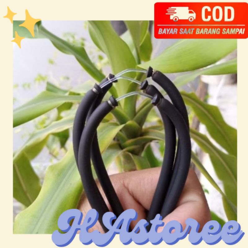 Karet Ketapel Hitam 1745, 2050, 3060 Siap Pakai Lengkap