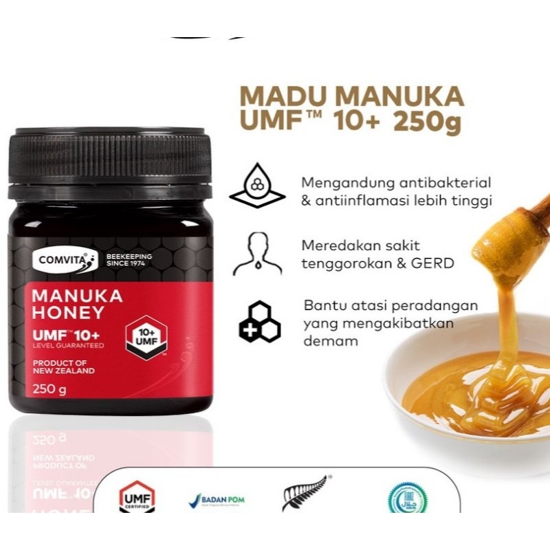 

Comvita Manuka Honey UMF 10+ 250g - Madu Asli Murni New Zealand