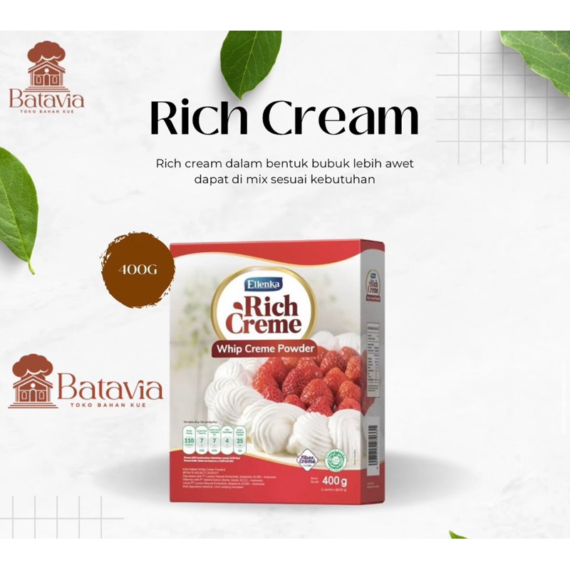 

ELLENKA RICH CREME 400g / whip creme powder