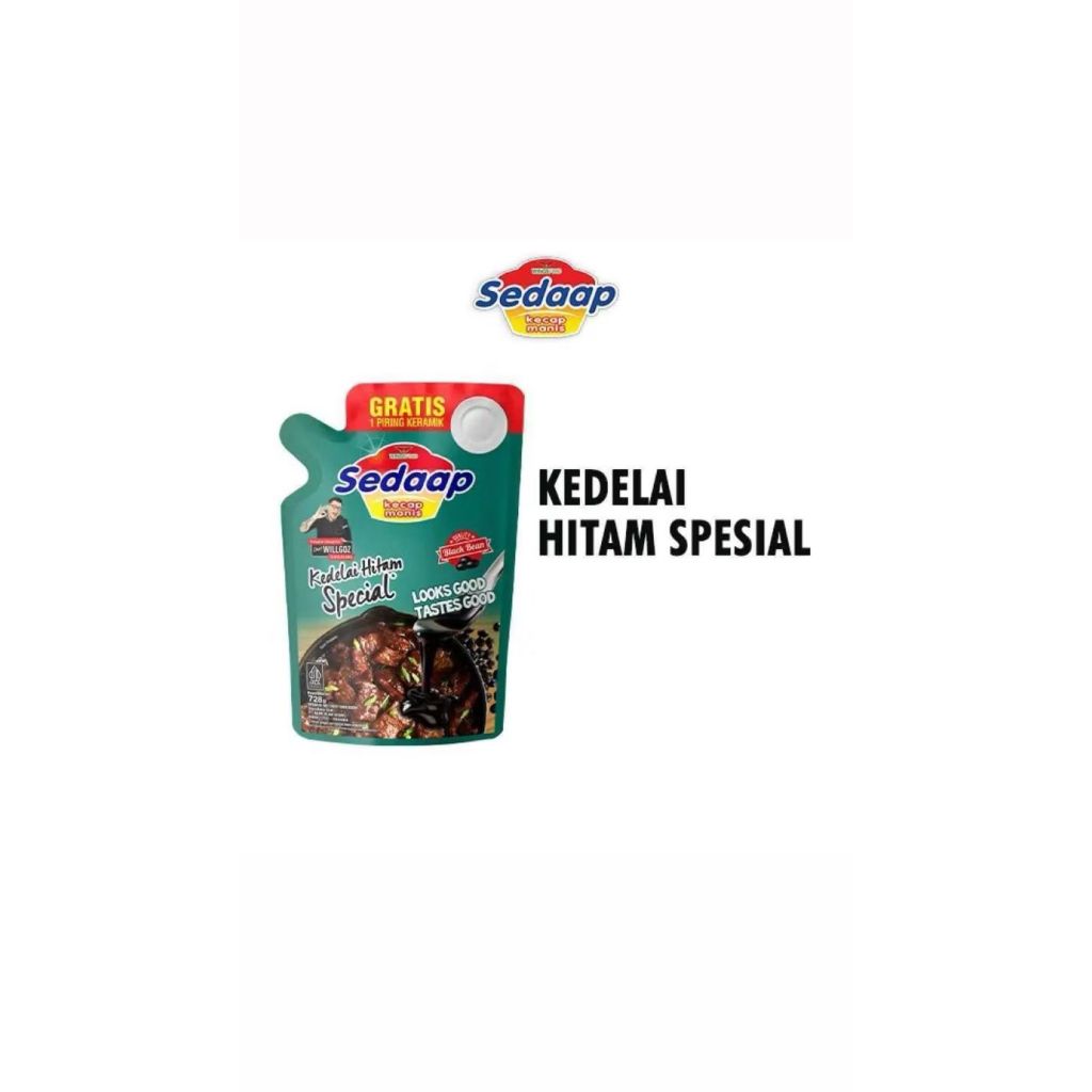 

Kecap Sedaap Kedelai Hitam Special 725 gr (GRATIS 1 PIRING CANTIK)