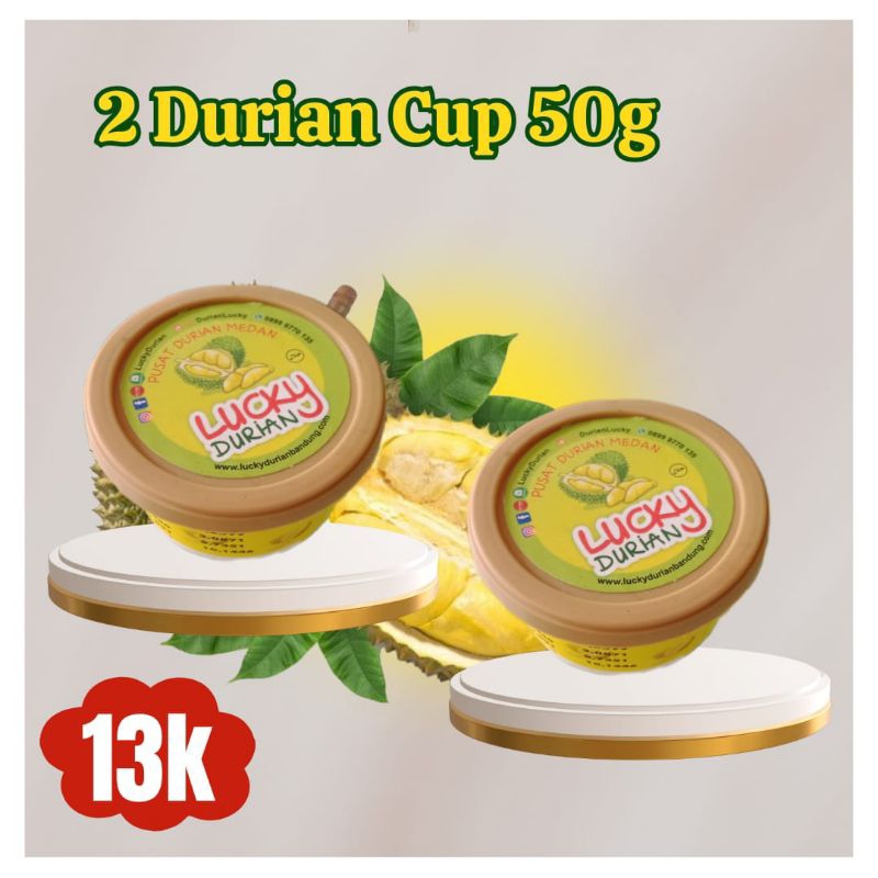 

Paket Duo Durian Cup 50g