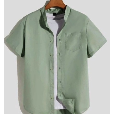 murah kemeja anak warna sage green kemeja anak warna hijau sage kemeja anak laki laki warna sage gre