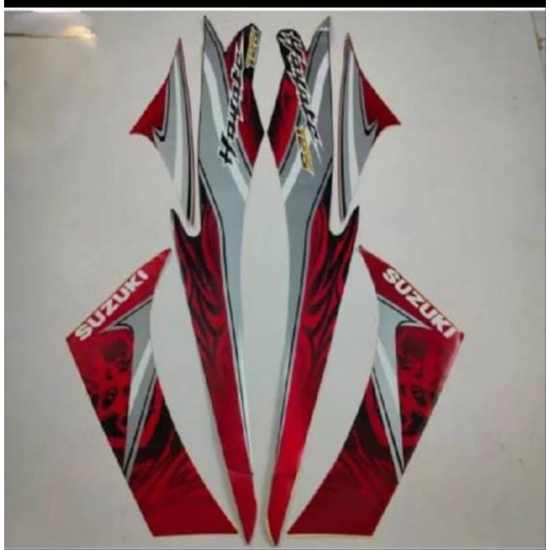 striping standar motor Suzuki Hayate 125