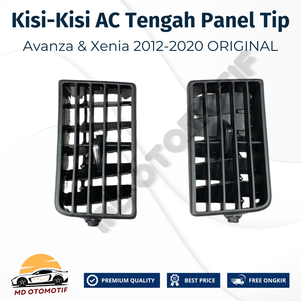 Kisi Kisi AC Tengah Panel Tip Avanza All New Xenia 2012-2020 Original Kisi Kisi AC Depan Avanza All 