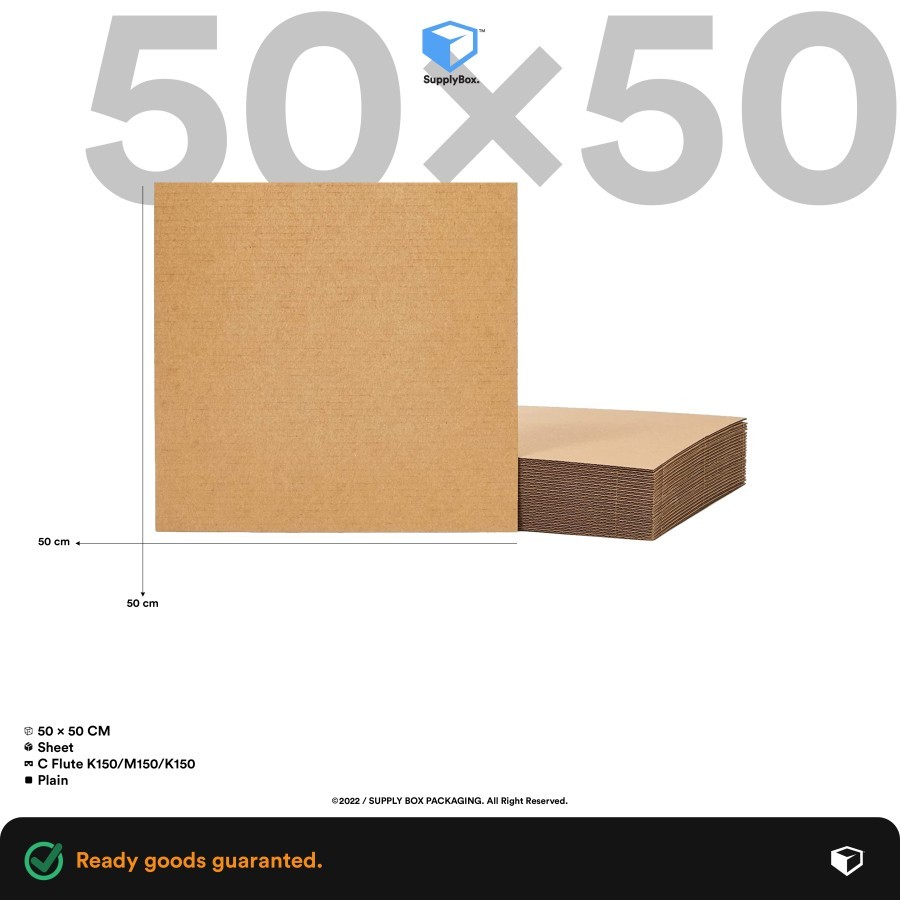 

Kardus Lembaran 50 x 50 cm | Sheet | Cardboard | Kardus lembaran | Kardus lembaran tebal