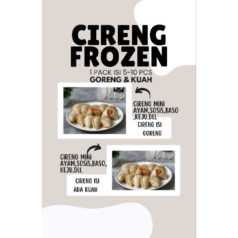 Jajanan kekinian cireng isi raos pisan