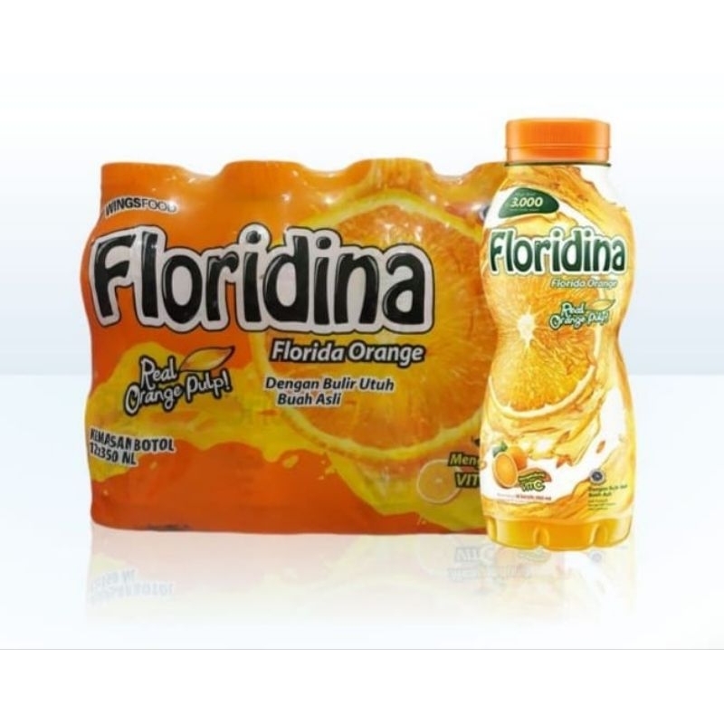 

FLORIDINA ORANGE 350ML| HARGA UNTUK 1 SLOP (ISI 12 PCS) DENGAN BUTIR JERUK ASLI