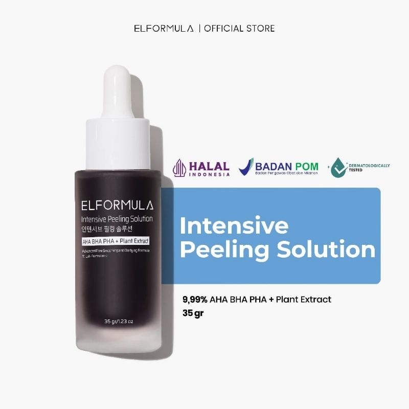 ELFORMULA INTENSIVE PEELING SOLUTION SERUM EKFOLIASI WAJAH